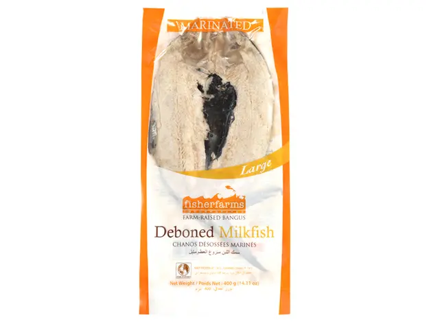 FISHER FARMS 烟熏 无骨虱目鱼 450g | FISHER FARMS Smoked Deboned Baby Milkfish 450g 