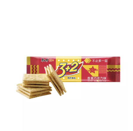 KSF 3+2 Biscuit Vanilla Chocolate Flavor 125g | 康师傅 3+2 香草巧克力味 125g