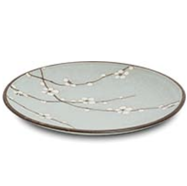 JP Hana Light Green Plate 23cm | 日本 浅绿色盘子 23cm