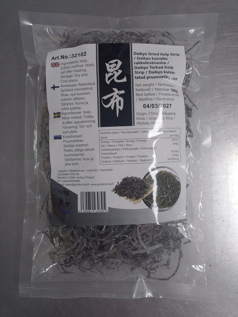 Daikyo/Kim Dried Kelp Strip 100g | 大京/禾味 昆布(海带丝) 100g
