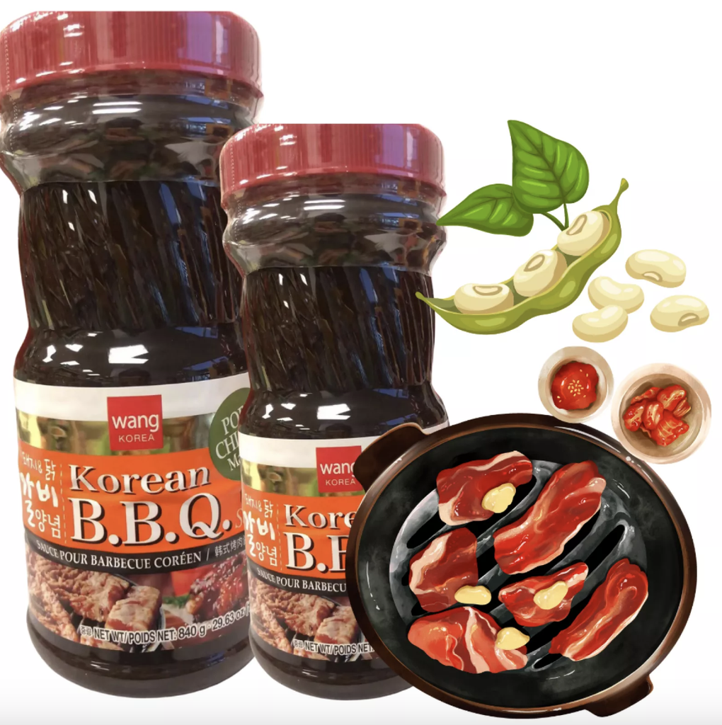 WANG Korean Soy Sauce For Chicken & Pork 840g | WANG 韩式烤肉酱 猪肉鸡肉 840g