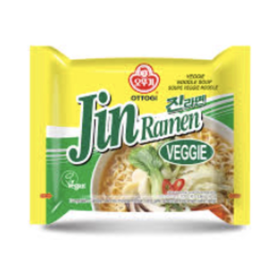 KR OTOKI Jin Ramen Vegetable 110g | 韩国 OTOKI 金拉面 蔬菜味 110g