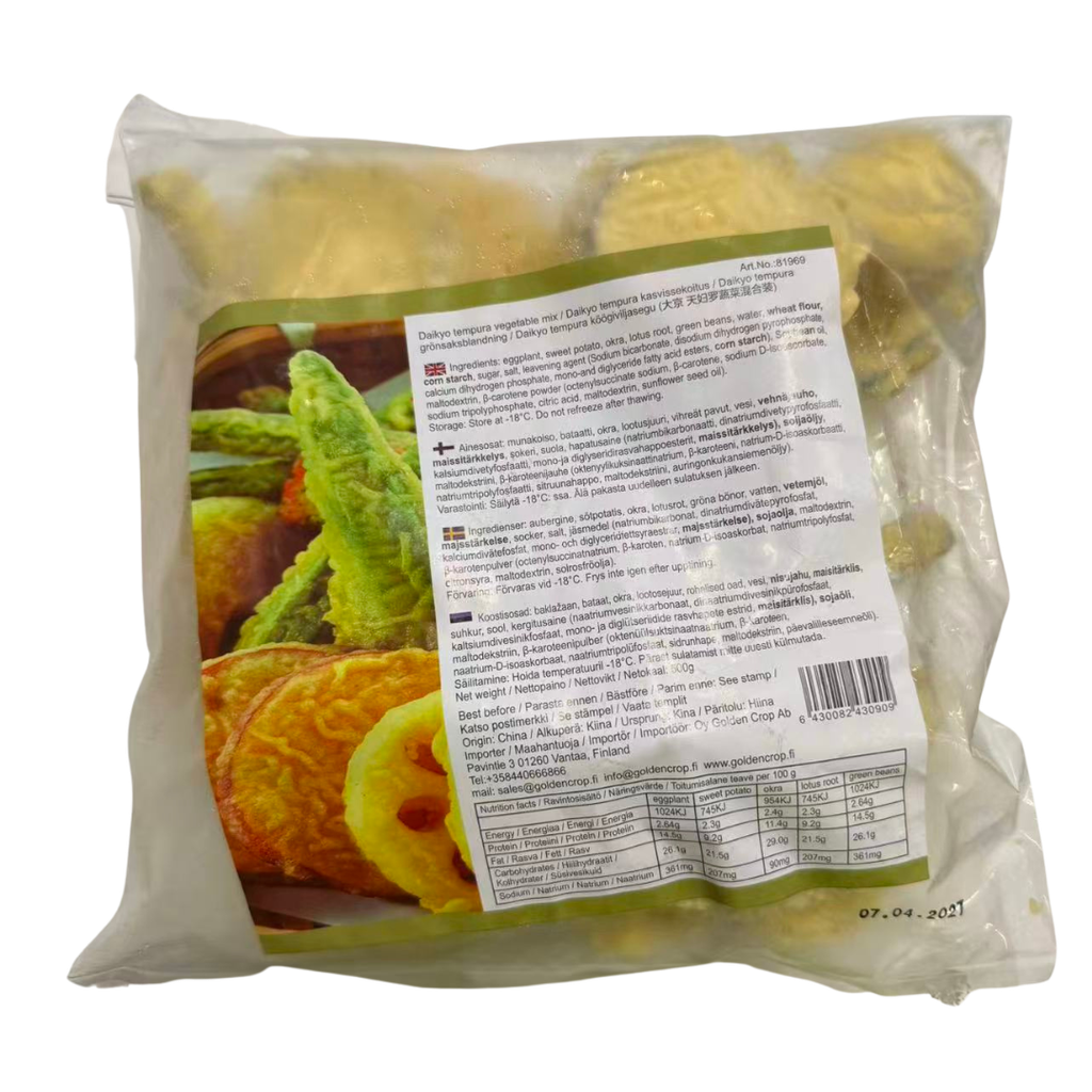 Kim Tempura vegetable mix 500g | 大京/禾味 天妇罗蔬菜混合装500g