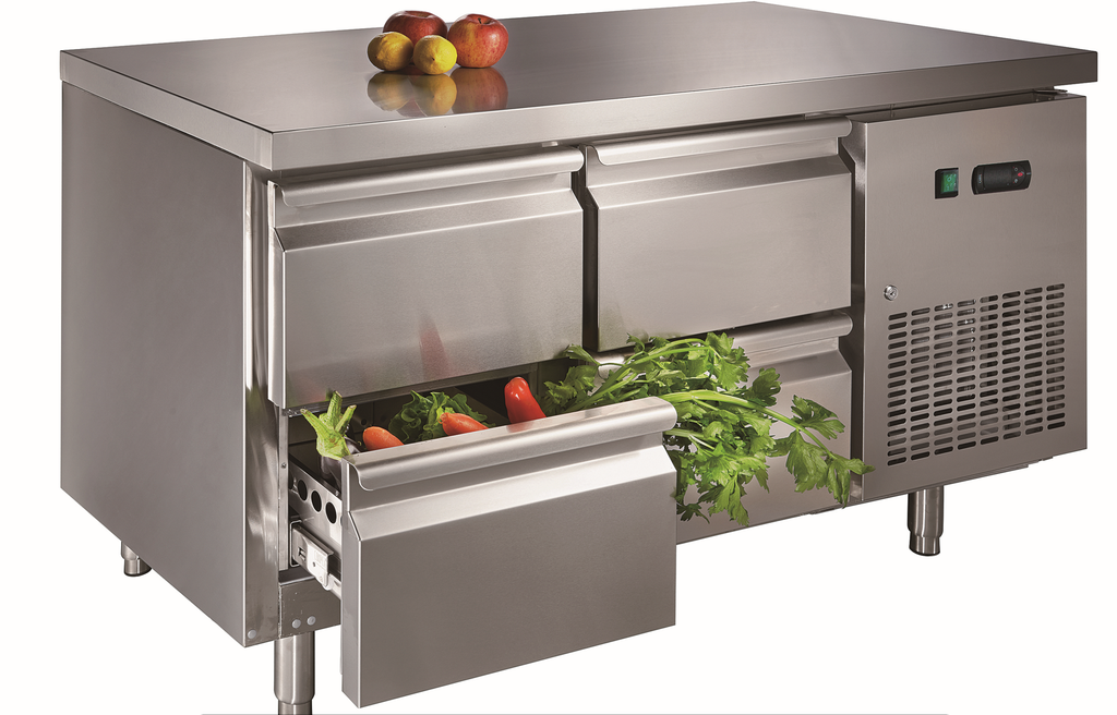 Commercial Four-drawer Refrigerated Workbench (GNC700D6) | 商用4抽屉冷藏操作台 /台