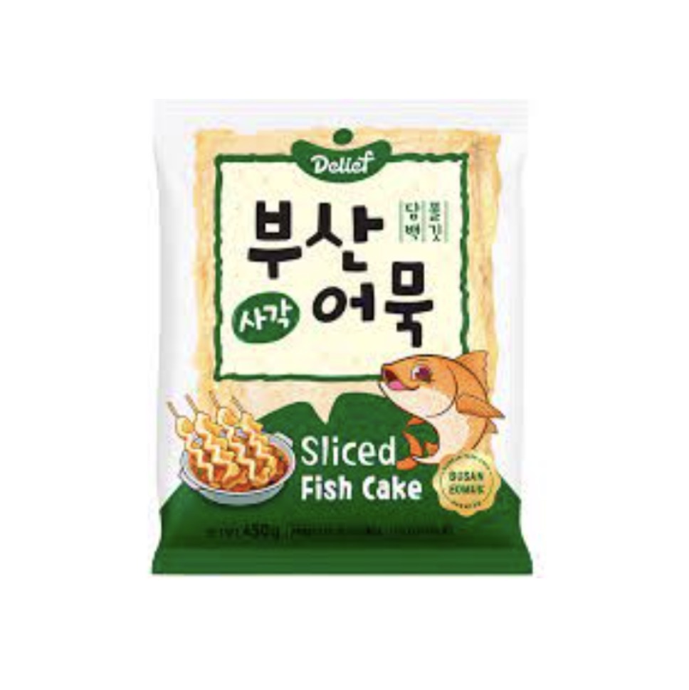 DELIEF Busan Fish Cake Square Sliced 450g | DELIEF 釜山鱼饼 方形片 450g