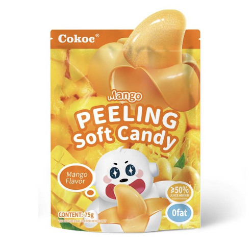COKOC 可剥软糖 芒果味 75g | COKOC Peelable Soft Candy Mango Flavor 75g