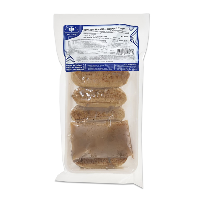 BUA LUANG Roasted Bananas with Dipping Syrup 200g｜BUA LUANG 烤香蕉配糖浆 200g