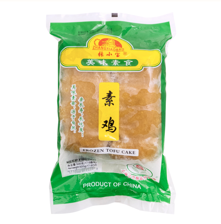 ZXB Frozen Beancurd Slice YangZhou style 500g | 张小宝 冷冻 扬州干丝 500g