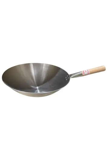 Wang Pangzi Wooden-Handle Wok 36MM | 王胖子 木柄炒锅 36MM