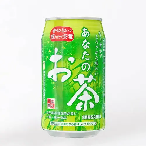 JP SANGARIA Green Tea Drink 340ml | JP 三佳利 绿茶 340ml