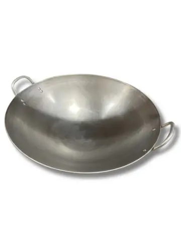 王胖子 双耳炒锅 45MM | Wang Pangzi Double-Handle Wok 45MM