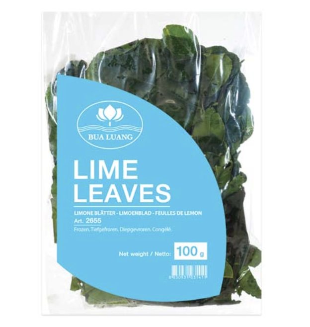 Pakastetut kaffirlimenlehdet 100g | BUA LUANG 冰冻柠檬叶 100g