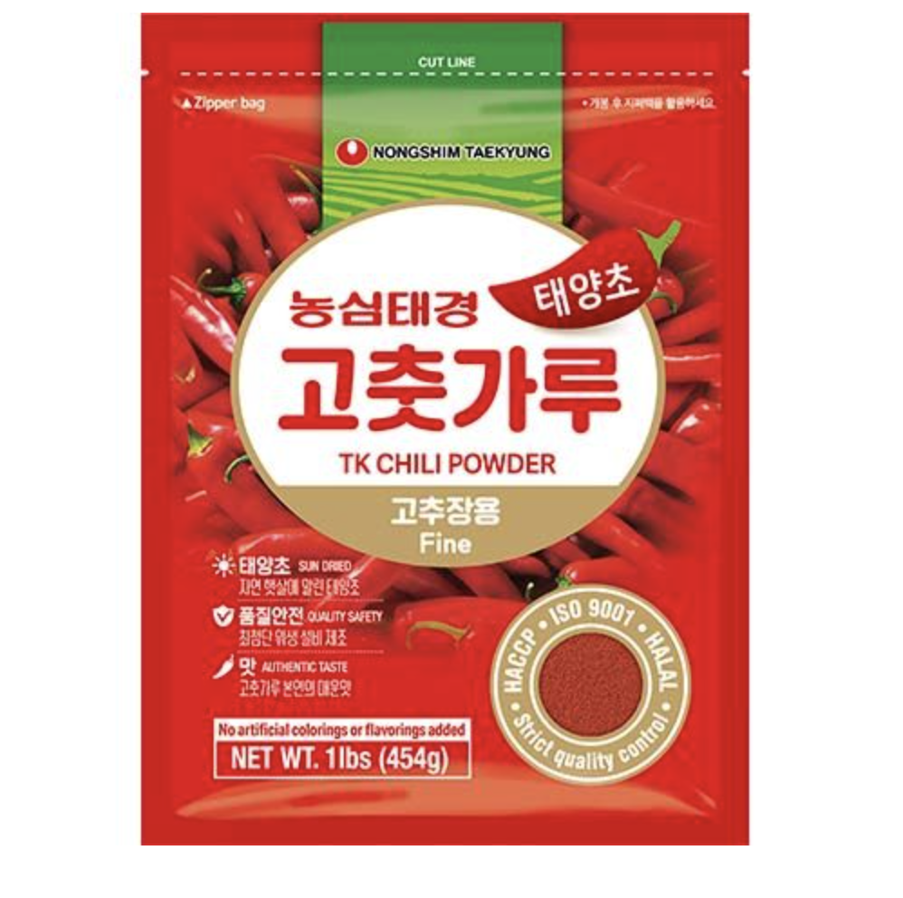 NONGSHIM Punainen Chilijauhe, Hienojauheinen 454g | 农心 细磨辣椒粉 454g