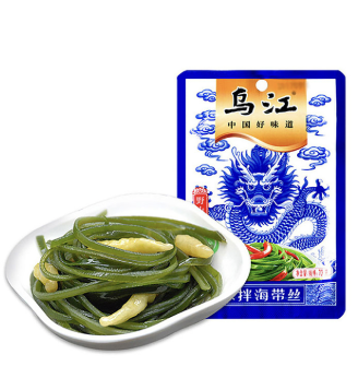 WJ Shredded Kelp Wild Pepper Flavor 70g | 乌江 凉拌海带丝 野山椒味 70g