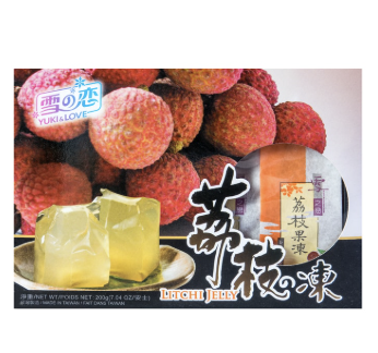 YUKI & LOVE Juice Jelly Lychee Flavor 200g | 雪の恋 荔枝冻 200g