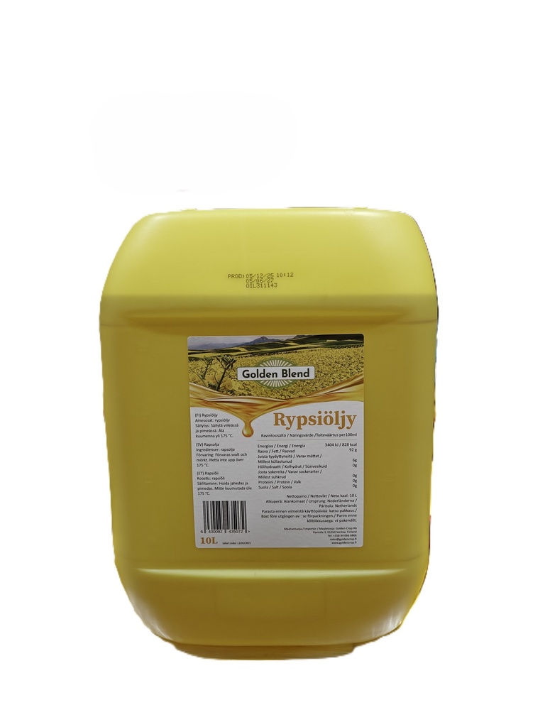 Golden Blend rypsiöljy 10 L