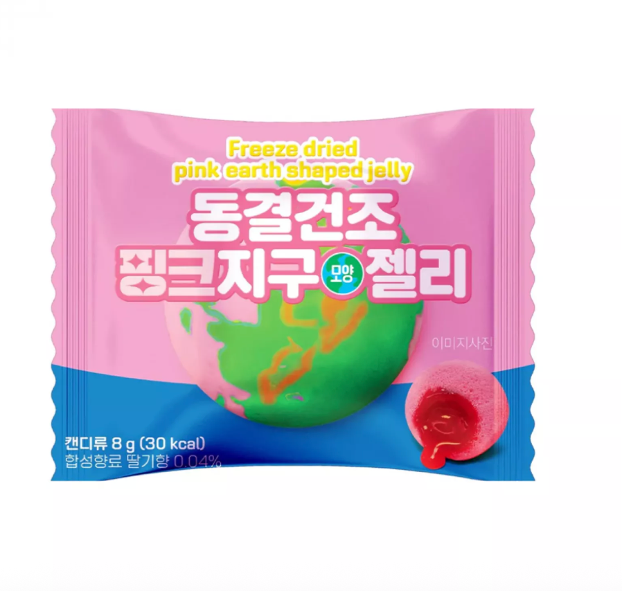 KR Freeze Dried Strawberry Jelly 8g | KR 冻干草莓果冻 8g