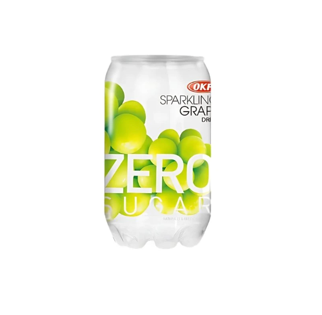 OKF hiilihapotettu juoma, sokeriton viinin maku 350ml｜OKF 零糖气泡水 葡萄味 350ml