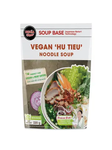 NGHIA MAMA Vegan Hu Tieu Noodle Soup Broth 220g | NGHIA MAMA 素食越南粉汤底（Hủ Tiếu）220g