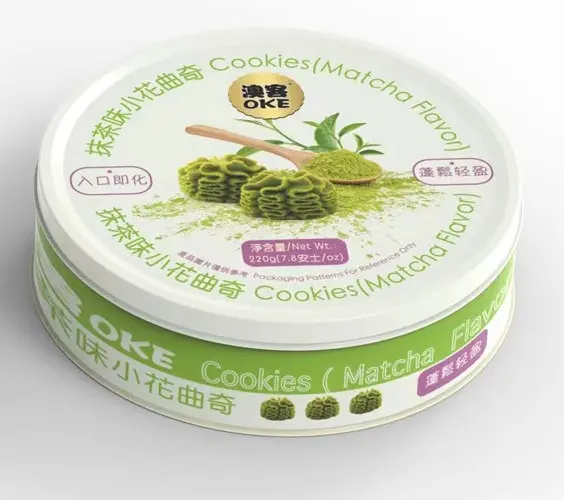 澳客抹茶味小花曲奇  220g | OKE Matcha Cookies  220g