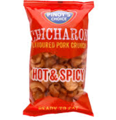 Pinoy's Choice Chicharon Pork Crunch Hot Spicy Flavor 100g | Pinoy's Choice 即食油炸猪皮 香辣味 100g