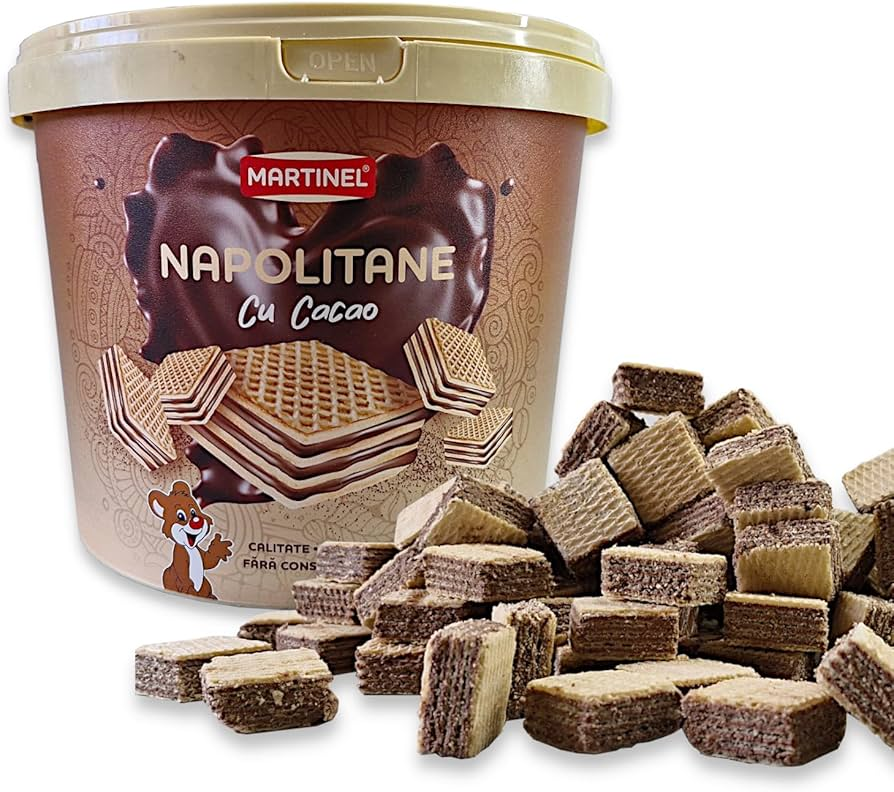 Martinel Napolitane Wafer Chocolate Flavor 900g | Martinel 威化饼干 巧克力味 900g