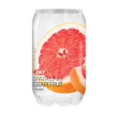 OKF 气泡水 西柚味 350ml | OKF Sparkling Drink Grapefruit Flavor 350ml