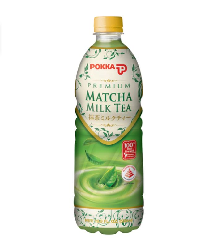 Pokka Matcha Milk Tea 500ml | Pokka 抹茶奶茶 500ml