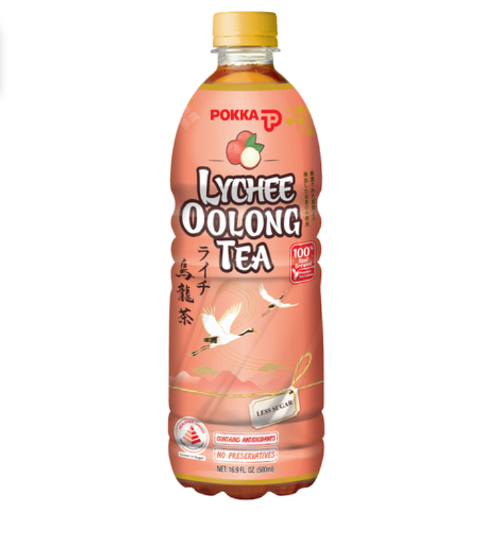 Pokka Litsi Oolong -teejuoma 500 ml | Pokka 荔枝乌龙茶 500ml