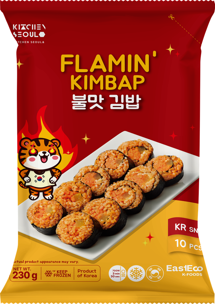 RENGI STREETFOOD Korealainen Kimbap, Gochujang-maku 230 g | RENGI STREETFOOD 韩式紫菜包饭 韩式辣酱味 230g 