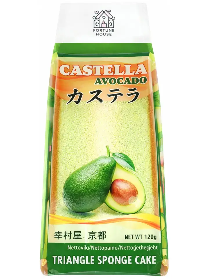 Höyrykakku Kolmionmuotoinen, Avokadon Maku 120 g | 三角蒸蛋糕 牛油果味 120g