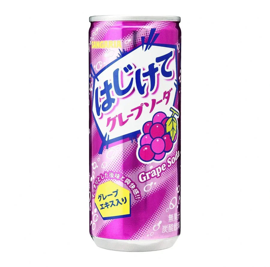 JP Sangaria Kupliva Virvoitusjuoma, Rypäleen Maku 250 ml | Sangaria 苏打汽水 葡萄味 250ml