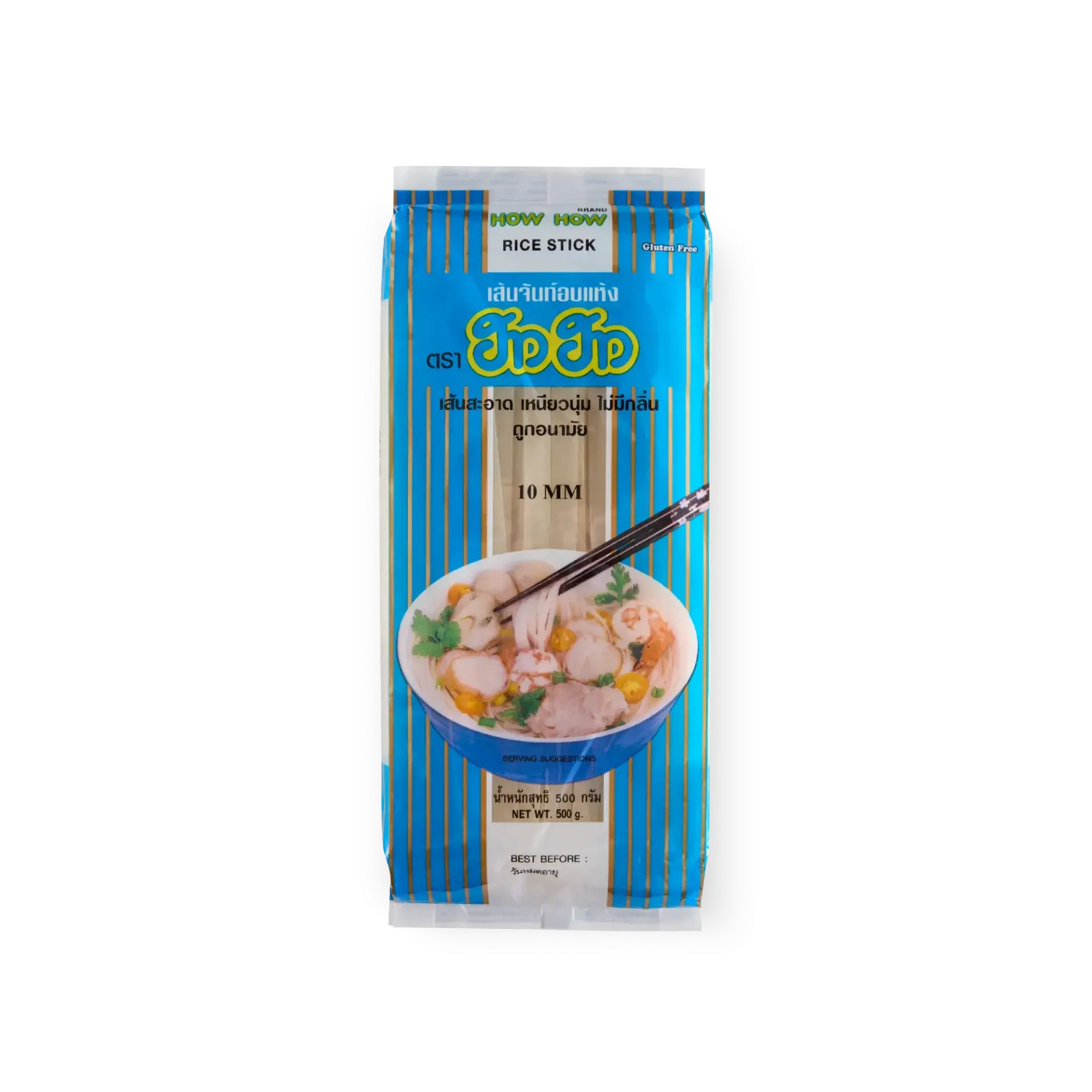 How How 米粉 (10mm) 500g | How How Rice Sticks (Straight) 10mm 500g