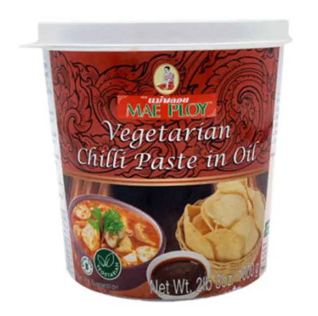 Mae Ploy Chili Paste In Oil Vegan 1kg | Mae Ploy 油泼辣椒酱 素 1kg