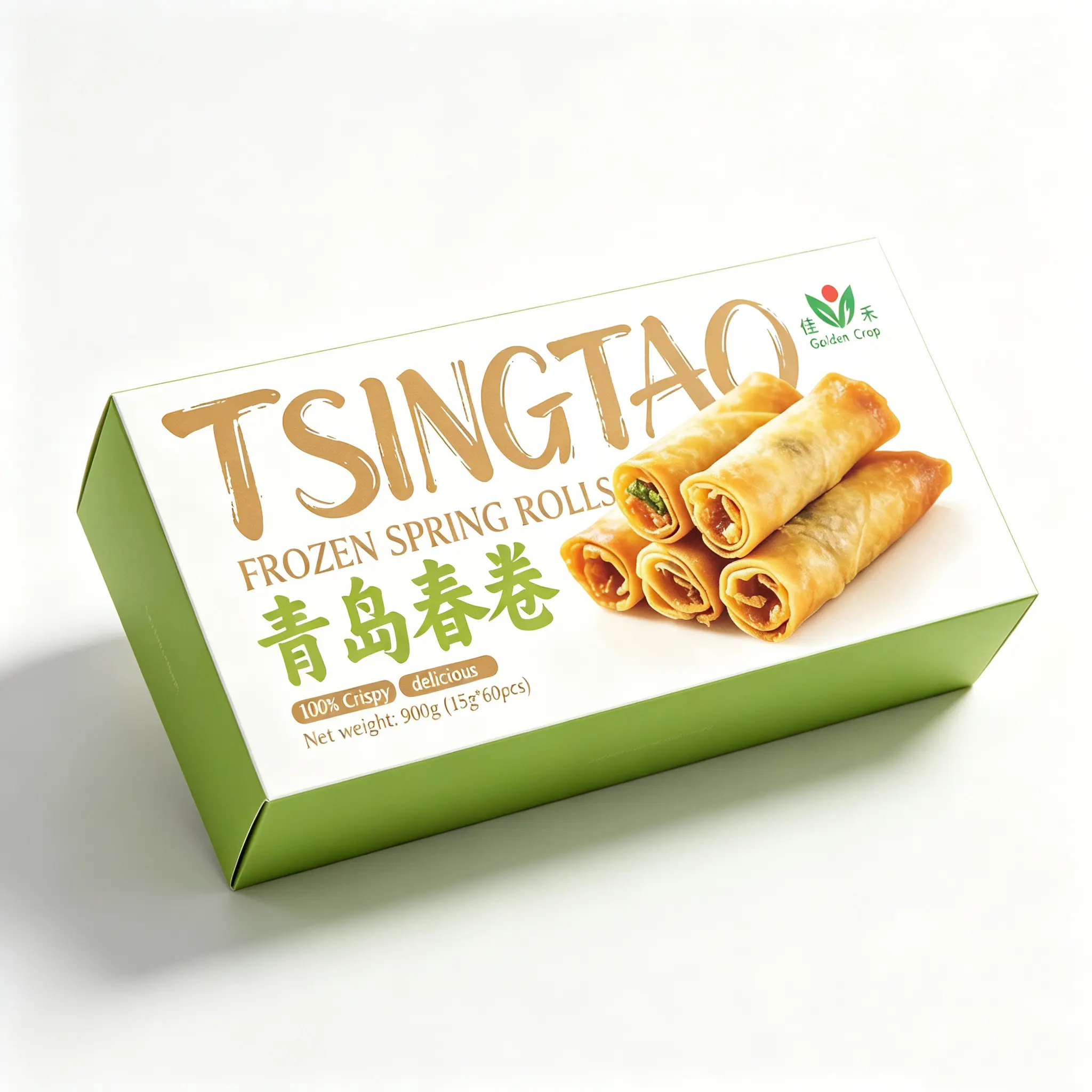 Spring Roll Round 900g*10 | 青岛小春卷  / 箱(圆形)