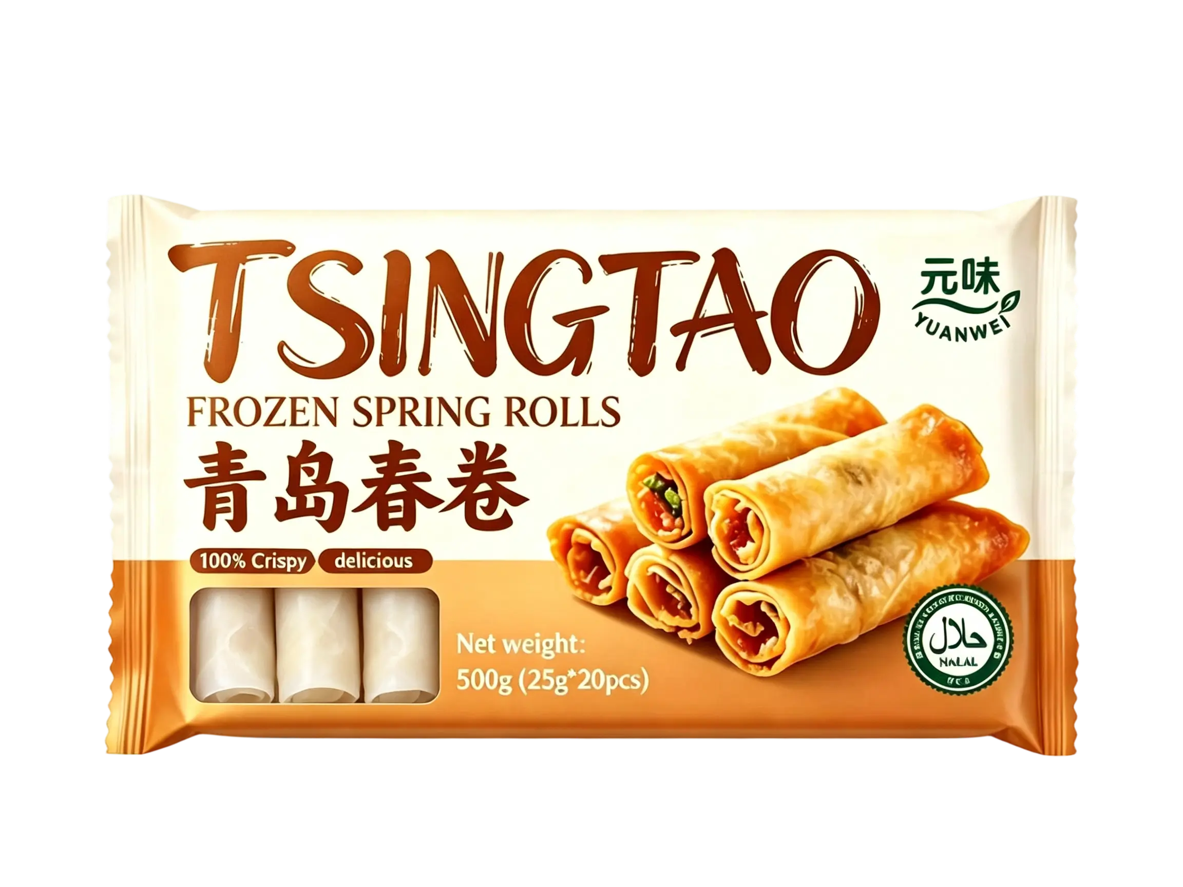 Spring Roll Round BIG 25ｇ*20*20bags / CTN | 青岛  大春卷 10kg(圆) / 箱