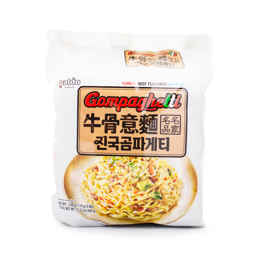 Paldo Instant Noodles Gompaghetti 110g | 八道 牛骨意面 110g