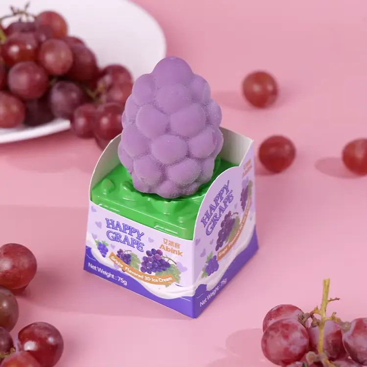 DingFeng 3D-Jäätelö Rypäleen Maku 75 g | 鼎丰 3D立体冰淇淋 葡萄味 75g