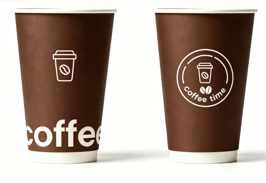 色 咖啡杯 268ml (50个/条) | Brown Paper Coffee Cup 268ml (50pcs/unit) 