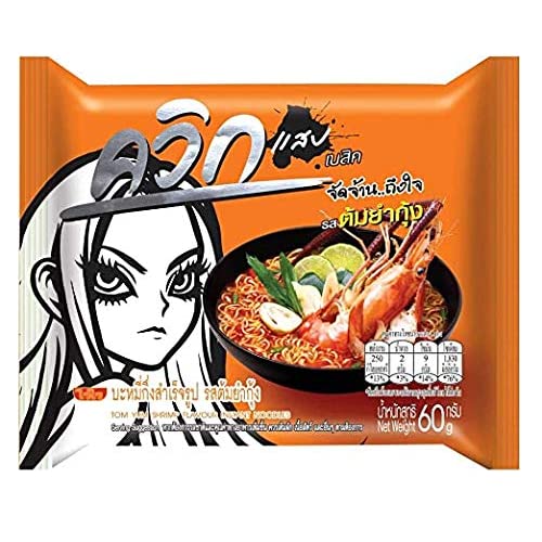 WAI WAI Tom Yum Katkarapunuudelit 60 g | WAI WAI 冬阴功虾味 60g