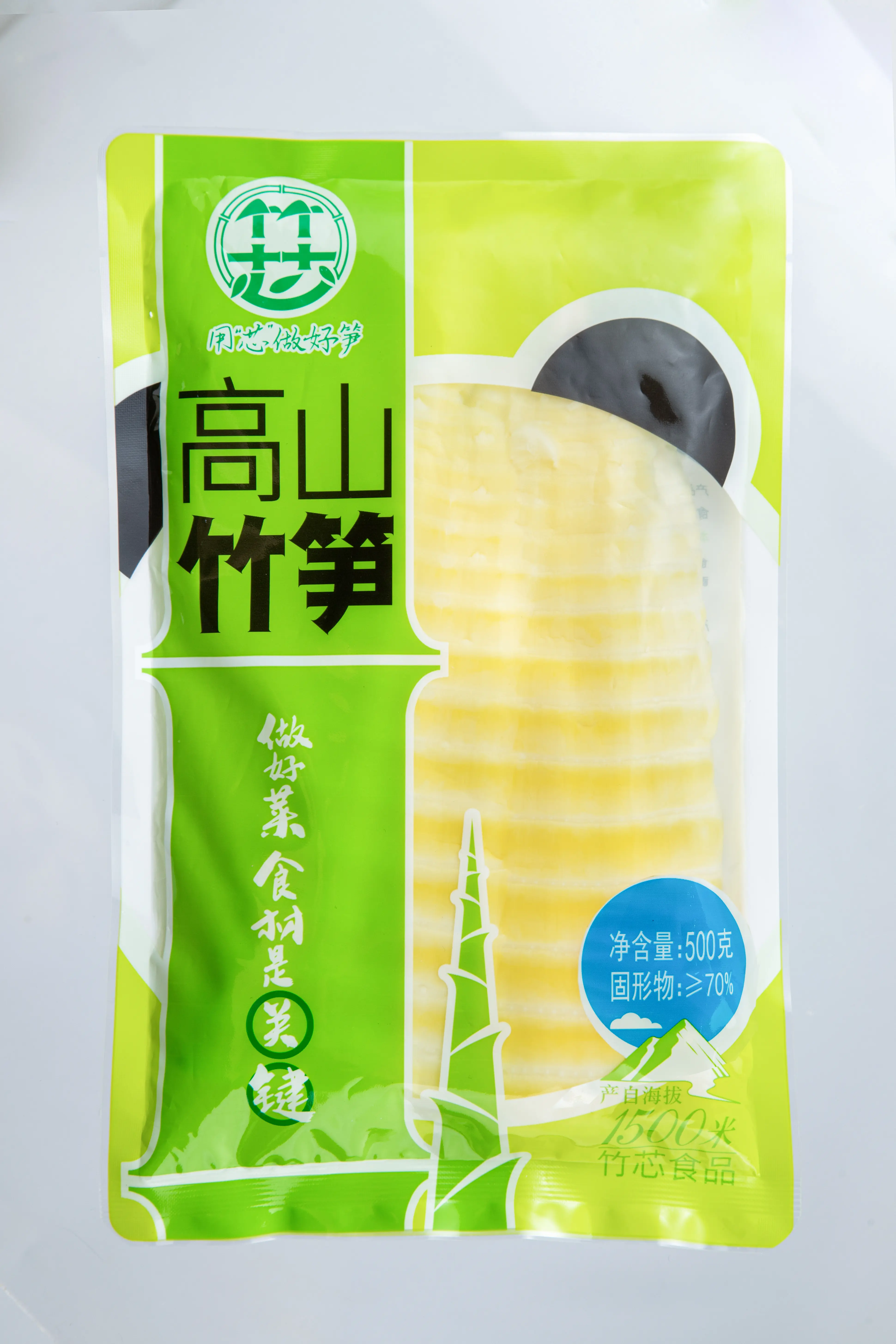 竹芯 高山竹笋 (笋片) 500 g | ZX Alpine Thin Bamboo Shoots (Sliced) 500 g