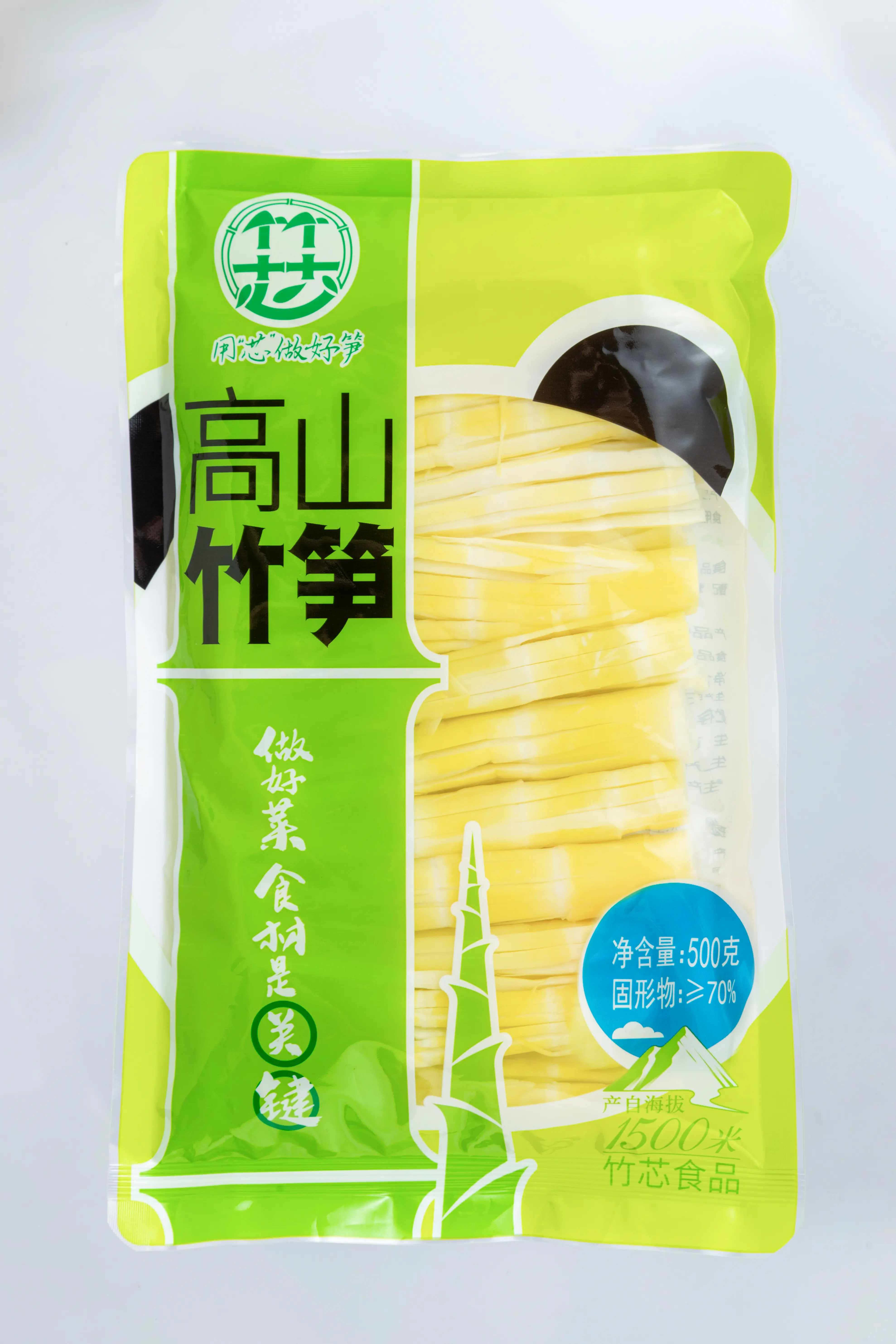 ZX High Mountain Bamboo Shoots (Flower Cut) 500 g | 竹芯 高山竹笋（笋花）