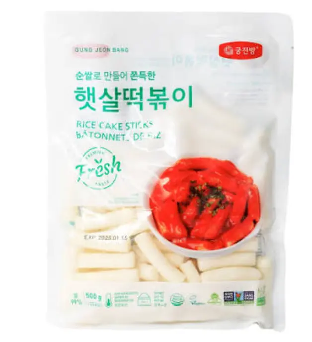 Gung Jeon Bang Rice Cake Sticks 500g | Gung Jeon Bang 韩国年糕条 500g