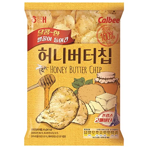 韩国 Haitai薯片 蜂蜜黄油味 60g | KR Haitai Potatochip Honey Butter flavor 60g
