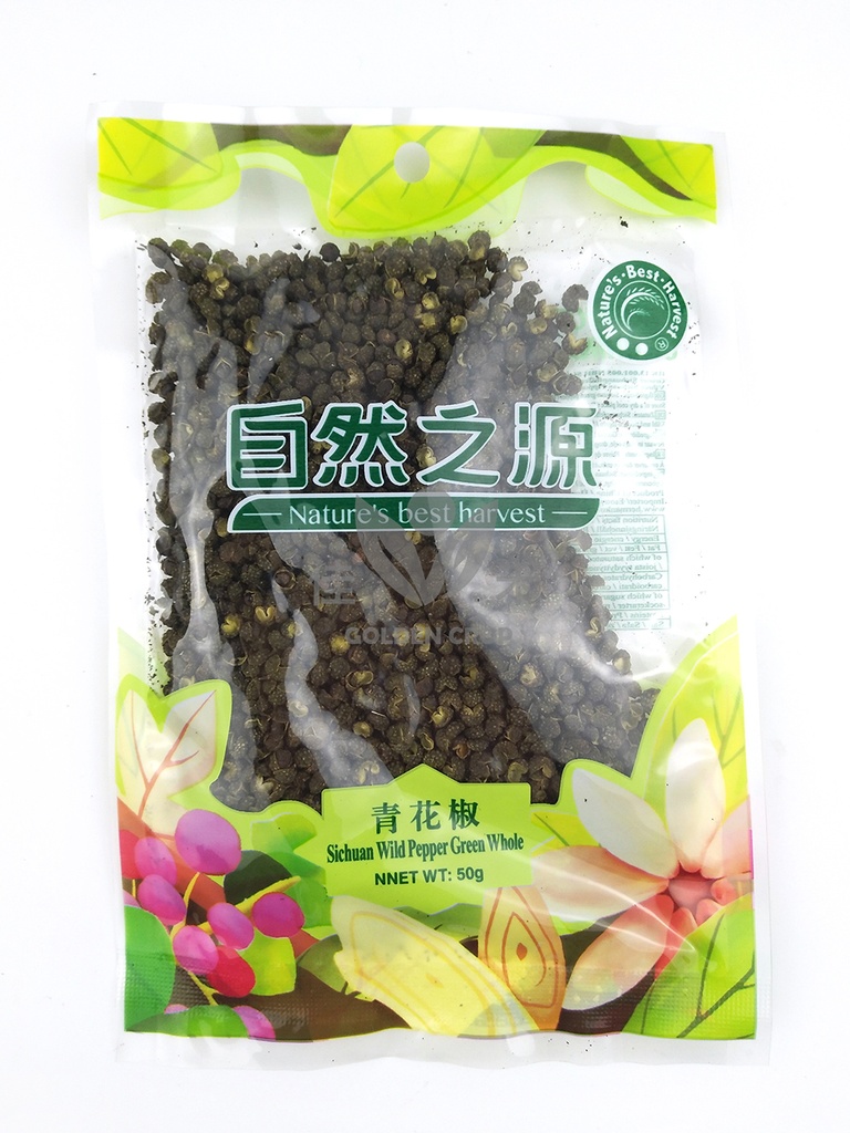NBH Sichuan Wild Pepper Green 50g | 自然之源 野生青花椒 50g