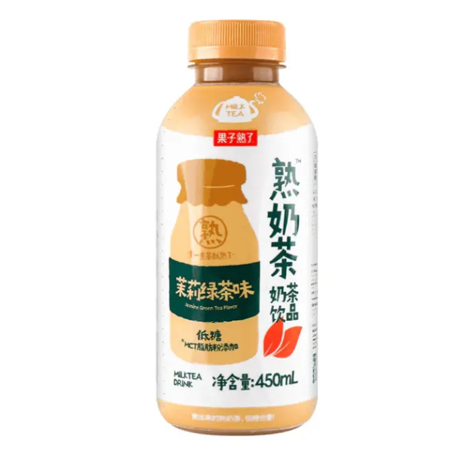 果子熟了 熟奶茶 茉莉绿茶味 450ml | GZSL Milk Tea Jasmine Green Tea Flavor 450ml