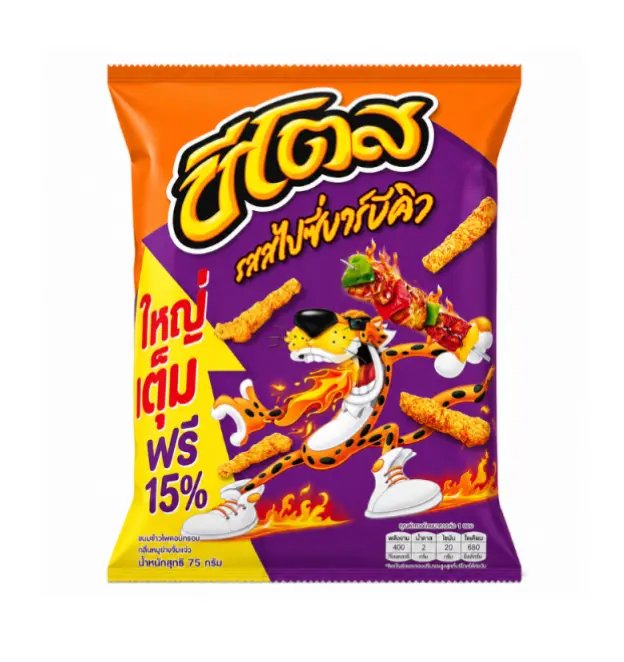 Cheetos Corn Cob Spicy BBQ Flavor 66g | 奇多 玉米棒 辣烧烤味 66g