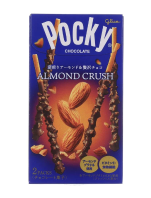 Glico Pocky Biscuit Sticks Almond Crush Flavor 46.2g | 百奇 巧克力棒 杏仁味 46.2g