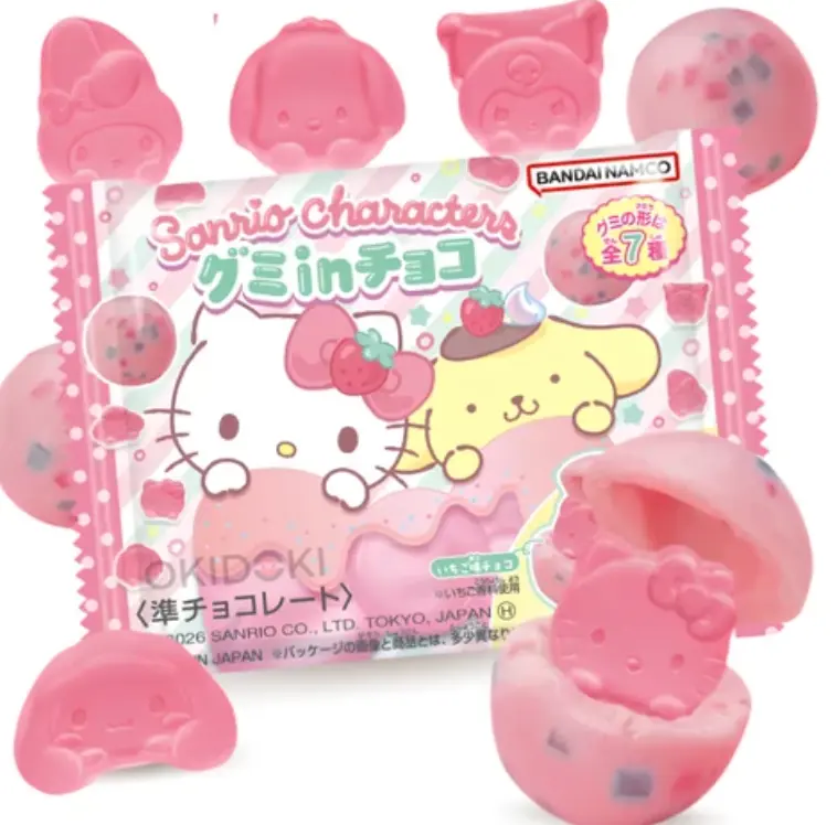 Bandai Sanrio Character Gummy In Chocolate 22g | Bandai Sanrio 巧克力夹心软糖 22g