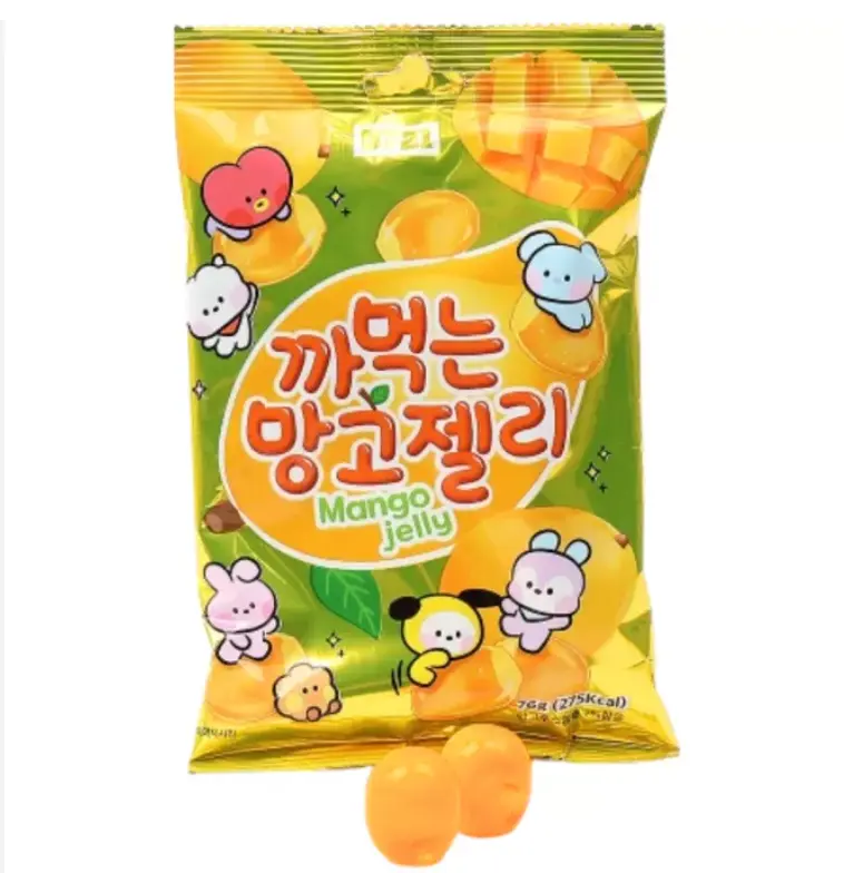 BT21 Peeling Soft Candy Mango Flavor 76g | BT21 剥皮软糖 芒果味 76g